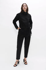 San Francisco - Sustainable Denim Boilersuit - Celeste Black