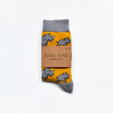 Save the Rhinos Bamboo Socks