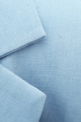 Havana Oversized Linen Blazer in Sommerhus Blue