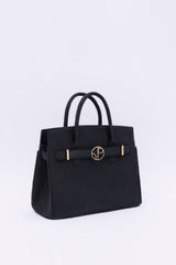 Sydney Piñatex® Handbag in Truffle Black