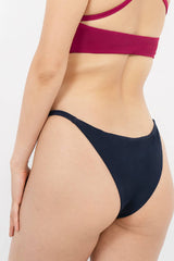 Crete Bikini Bottom in Dark Blue Pebble