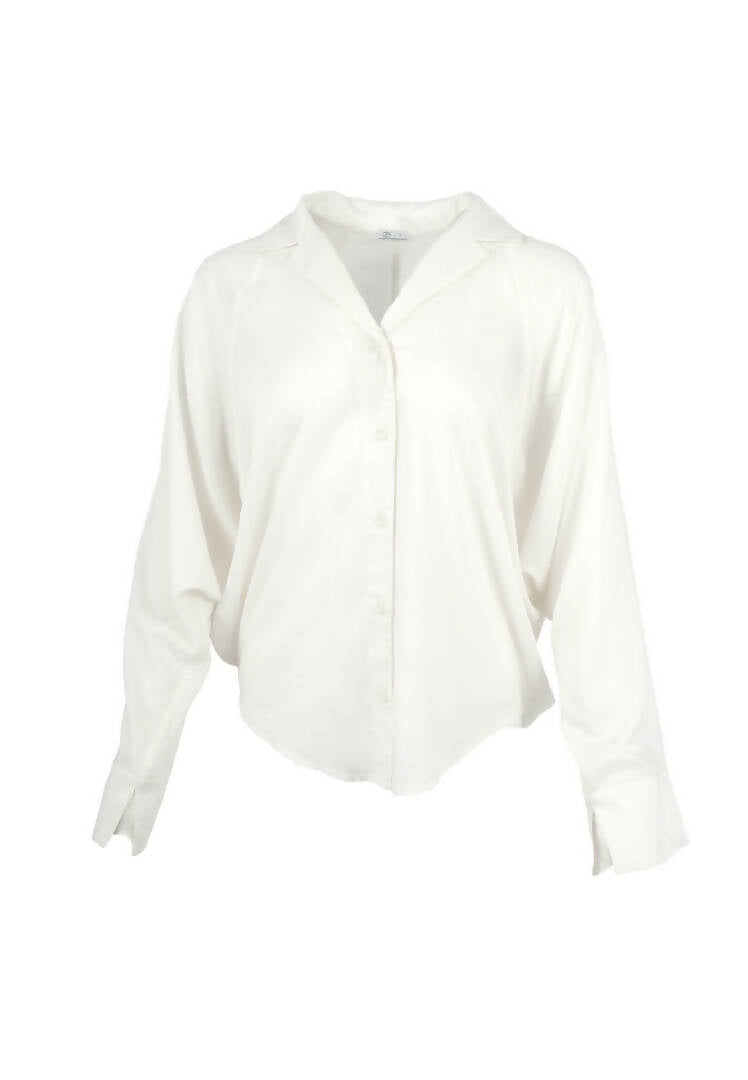 Siena Batwing Sleeve Shirt-Creme
