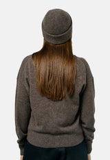 Vilnius Beanie_Brown Melange_4