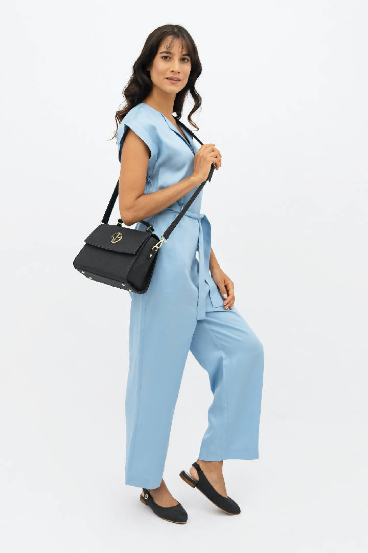 Dakar TENCEL™ Straight Leg Jumpsuit in Sommerhus Blue