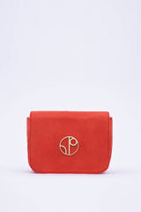 New York Piñatex® Belt Bag in Cherry Red