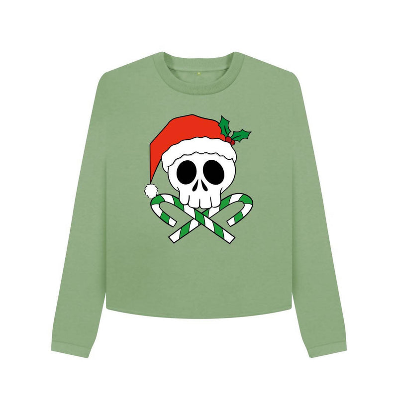 Ladies Eco & Vegan Friendly 100% Organic Cotton Sweatshirt - Christmas