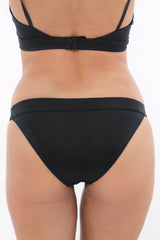 Oregon - PYRATEX® Seaweed Fibre Bikini Briefs - Black Sand
