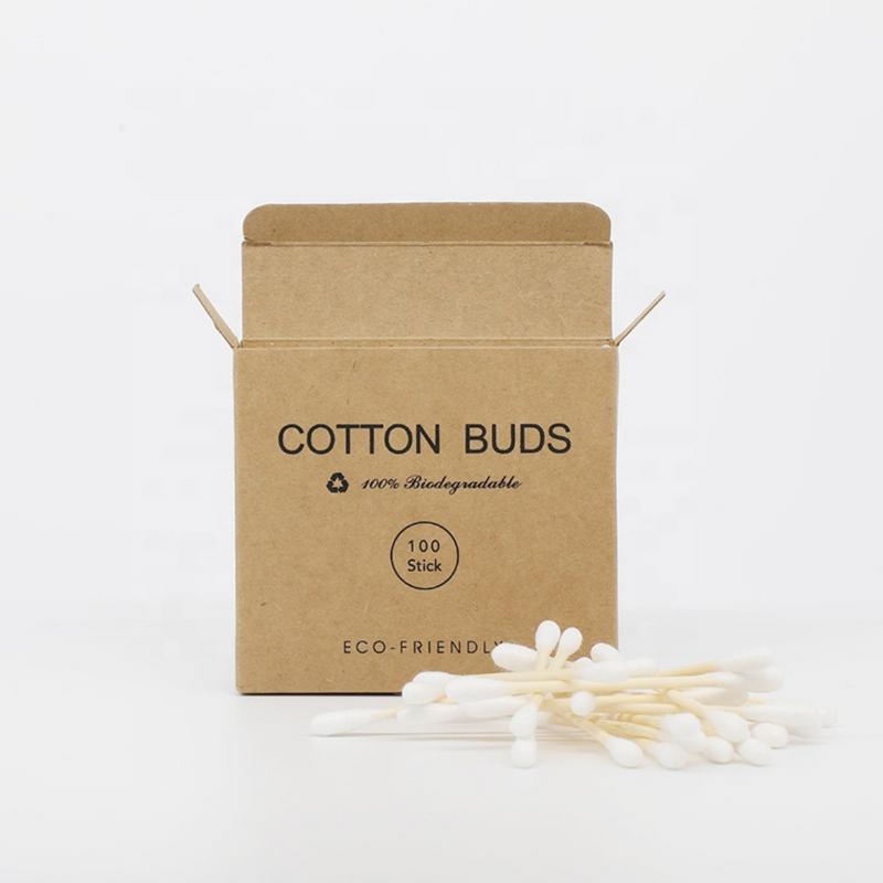 Biodegradable Bamboo Cotton Buds - 100 Pack