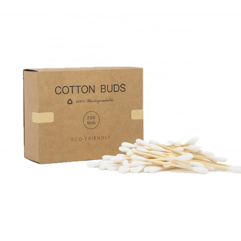 Biodegradable Bamboo Cotton Buds - 200 Pack