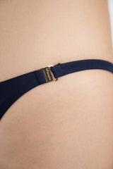 Crete Bikini Bottom in Dark Blue Pebble