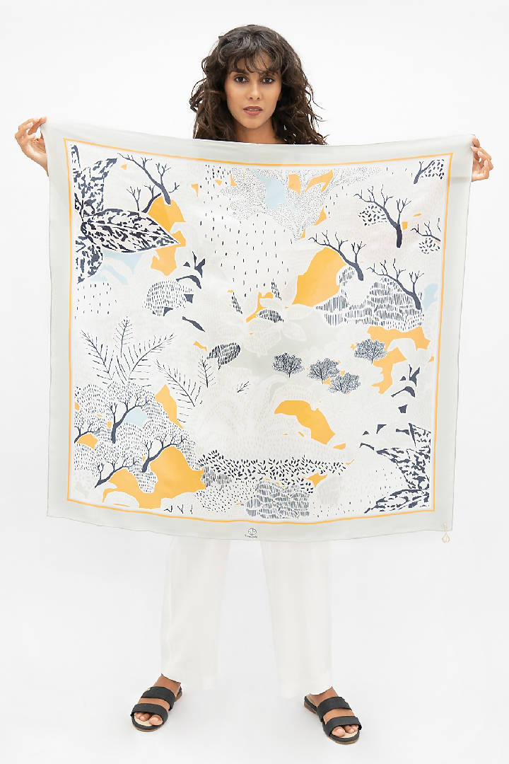 Rachel Carson Silk Le Grand Scarf