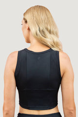 Kathmandu Sleeveless Tank Top in Onyx Black