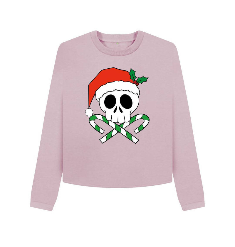 Ladies Eco Vegan Friendly 100 Organic Cotton Sweatshirt Christmas