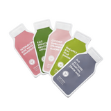 Raw Juice Cleanse Biodegradable Face Sheet Mask Set