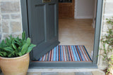 Bright Stripe - Sustainable Recycled Washable Eco Doormat (64x83cm)