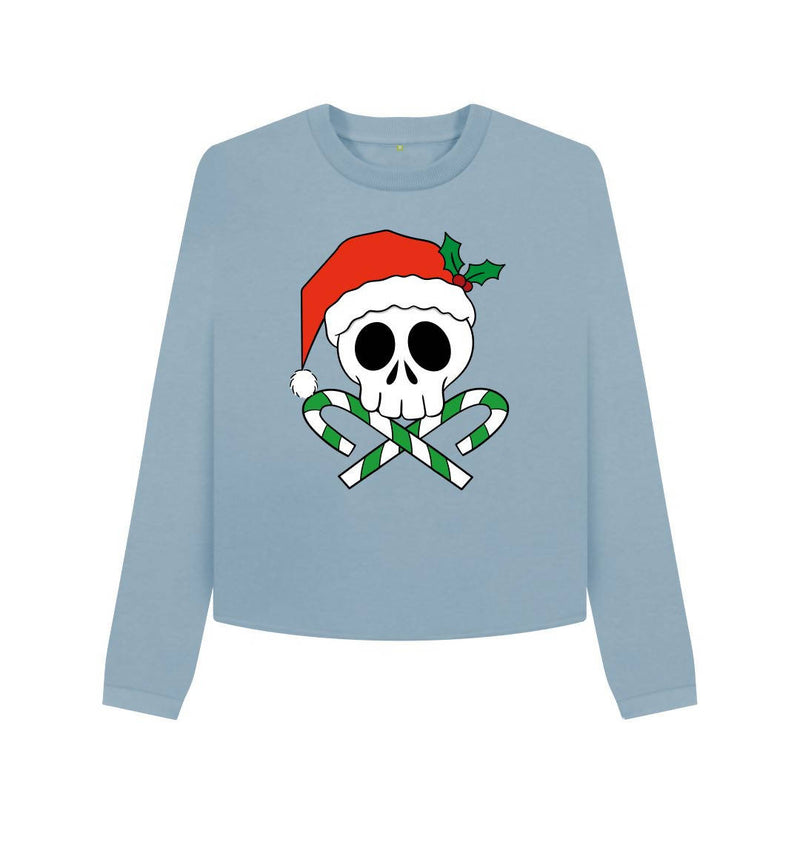 Ladies Eco & Vegan Friendly 100% Organic Cotton Sweatshirt - Christmas