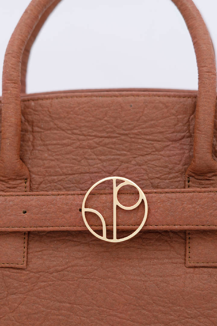 Sydney Piñatex® Handbag in Mocha Brown