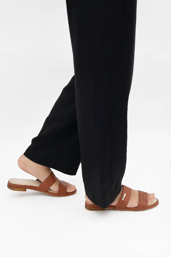 Capri Sandals in Canela Brown