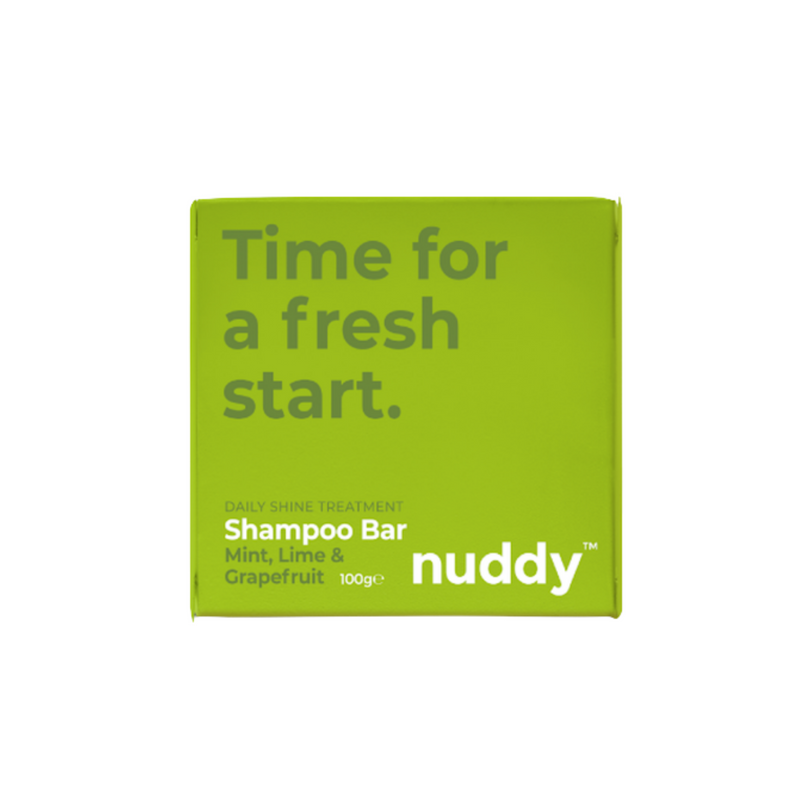 Nuddy Shampoo Bar Mint, Lime and Grapefruit