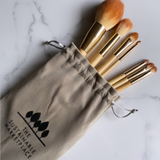 Bamboo Makeup Brush Set - 18 Pieces