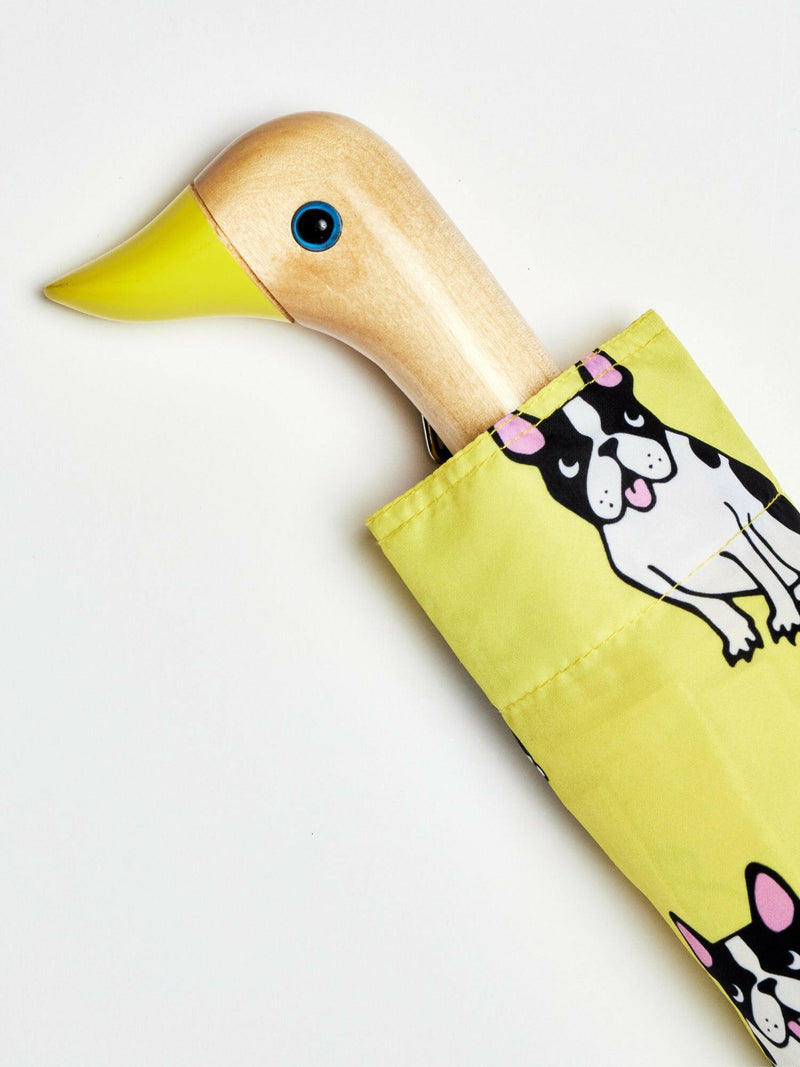 French Bulldog Yellow Eco-friendly Umbrella.