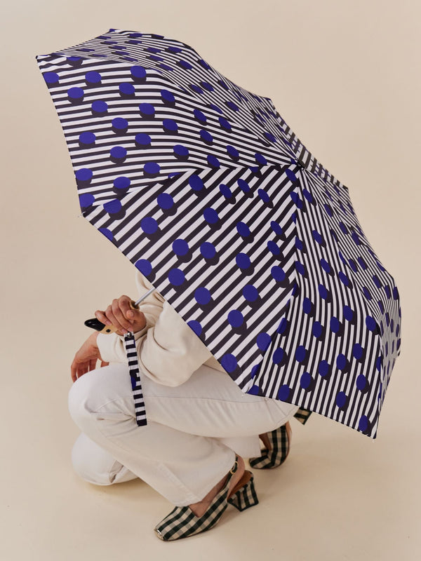 Polkastripe Eco-Friendly Umbrella