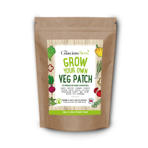VEG PATCH Seed Kit - 15 Premium Seed Varieties