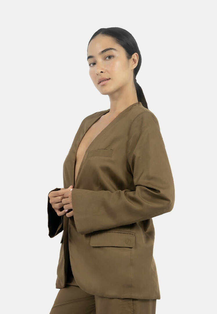 Auckland Blazer -Taupe