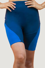 Portland Biker Shorts in Sapphire Blue