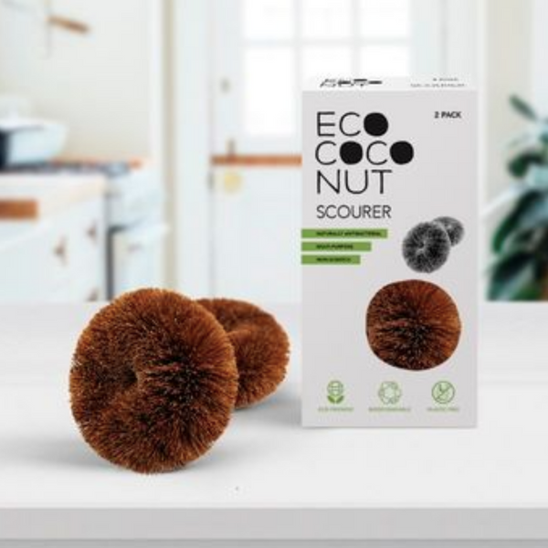 EcoCoconut Sustainable Scourers - Pack of 2