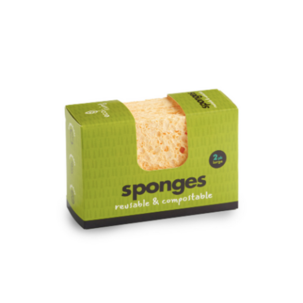 Compostable Plant Based Sponge - Double Pack