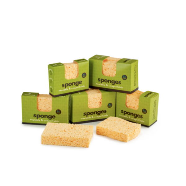 Compostable Plant Based Sponge - Double Pack