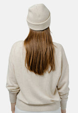 Vilnius Beanie_Off White Melange_4