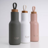 Kept Sandstone Stainless Steel Vacuum Insulated Reusable Water Bottle – 600ml