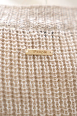 Salzburg - Hand Knitted Wool Cocoon Cardigan - Sand Marl