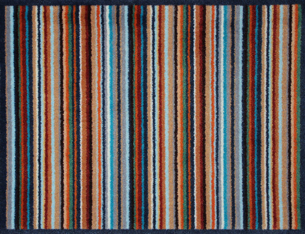 Bright Stripe - Sustainable Recycled Washable Eco Doormat (64x83cm)